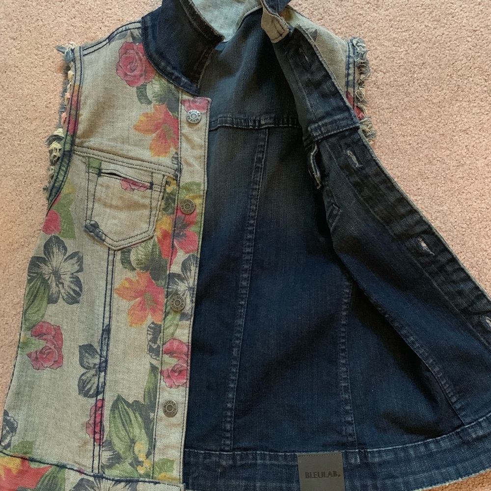 Bleulab Reversable Women Vest, Denim XS